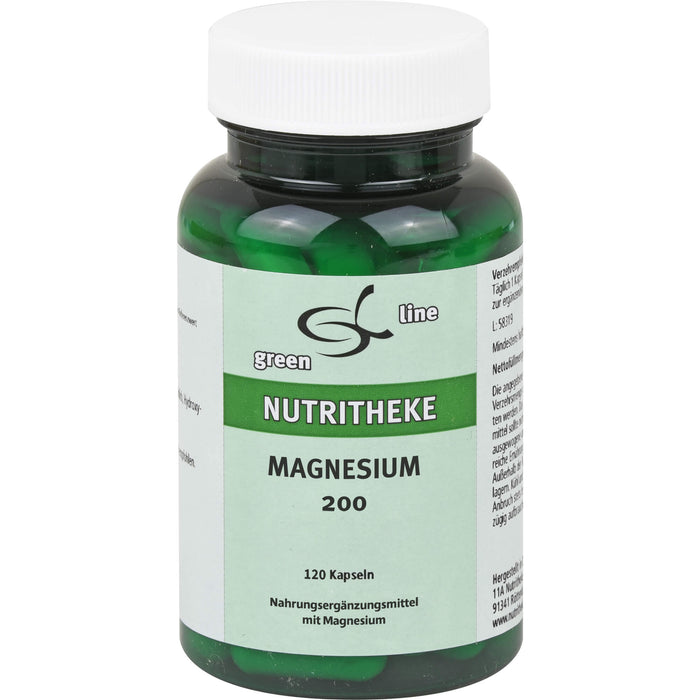 Green Line Nutritheke Magnesium 200 Kapseln, 120 St. Kapseln