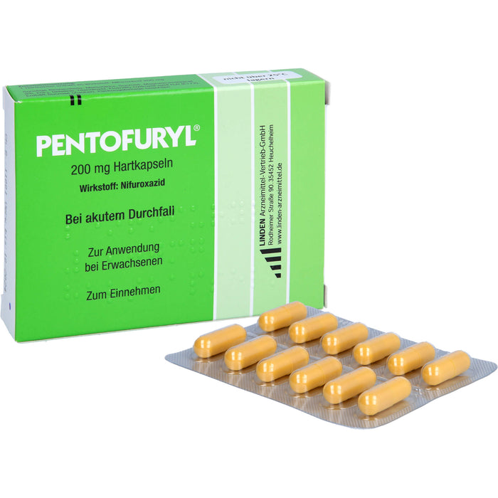 PENTOFURYL 200 mg Kapseln bei akutem Durchfall, 12.0 St. Kapseln