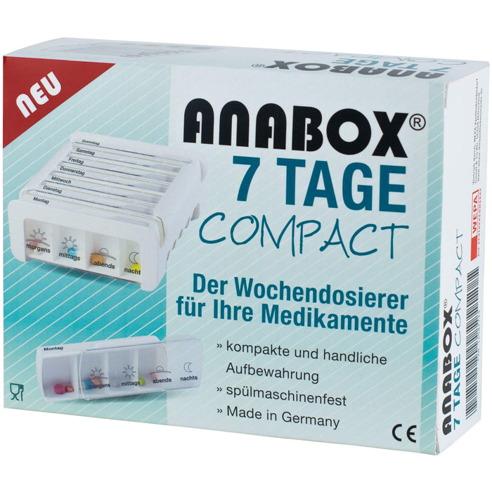 ANABOX 7 Tage Compact weiß, 1 St