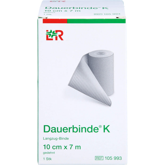 Lohmann & Rauscher Dauerbinde K 10 cm x 7 m Langzug-Binde, 10 St. Binde
