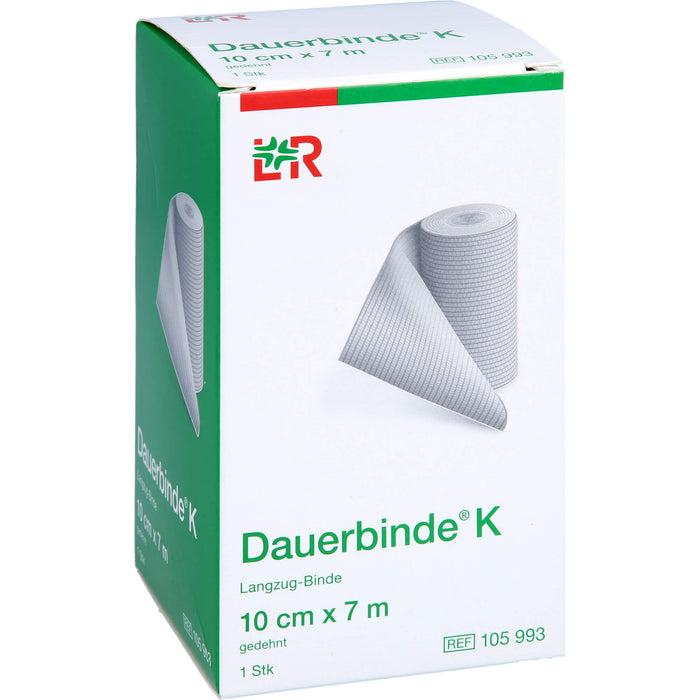 Lohmann & Rauscher Dauerbinde K 10 cm x 7 m Langzug-Binde, 10 St. Binde