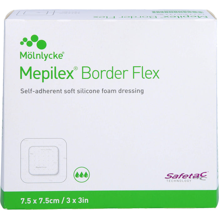 Mepilex Border Flex Schaumverband 7,5 x 7,5 cm, 10 St. Wundauflagen