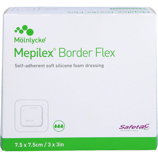 Mepilex Border Flex Schaumverband 7,5 x 7,5 cm, 10 St. Wundauflagen