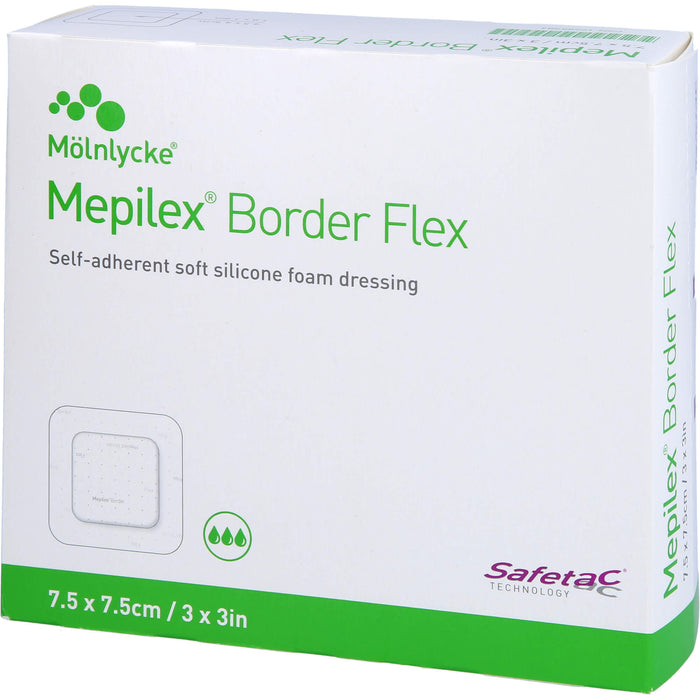 Mepilex Border Flex Schaumverband 7,5 x 7,5 cm, 10 pcs. Wound dressings