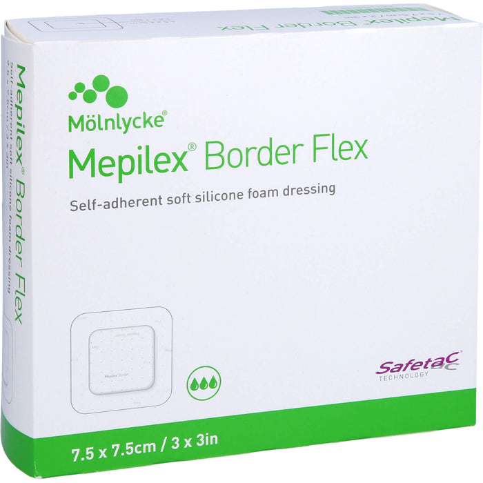 Mepilex Border Flex Schaumverband 7,5 x 7,5 cm, 10 St. Wundauflagen