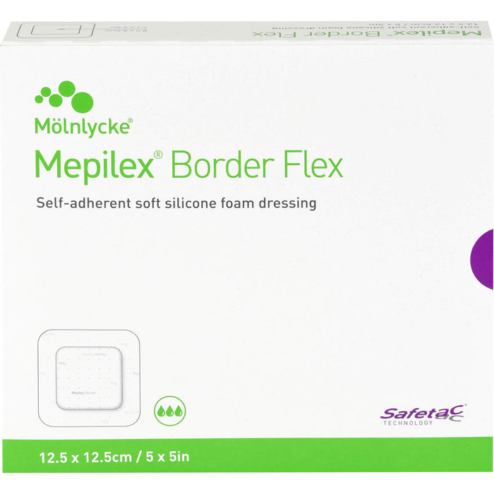Mepilex Border Flex 12,5 cm x 12,5 cm Schaumverband, 10 pc pansement