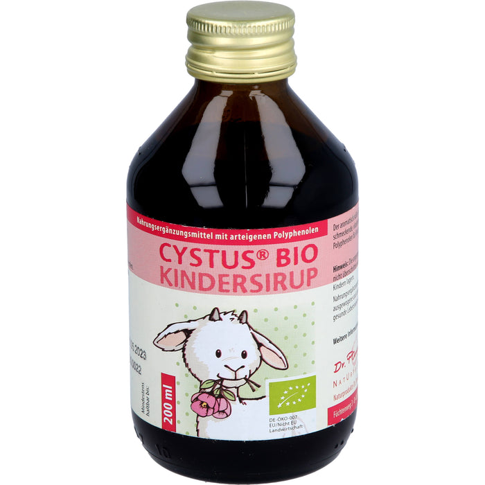 CYSTUS Bio Kindersirup Flüssigkeit, 200 ml Lösung