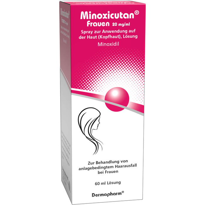 Minoxicutan Frauen 20 mg/ml Spray zur Anwendung auf der Haut, 60 ml Solution