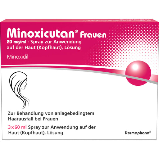 Minoxicutan Frauen 20 mg/ml Spray zur Anwendung auf der Haut, 180 ml Lösung