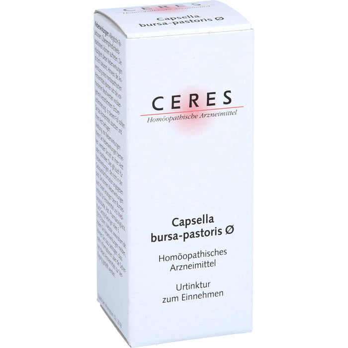 CERES Capsella bursa-pastorid ø Urtinktur, 20 ml Solution