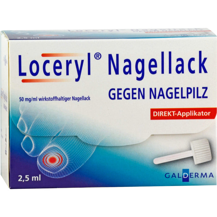 Loceryl kohlpharma Nagellack gegen Nagelpilz Direkt-Applikator, 2.5 ml Nail varnish containing active ingredients