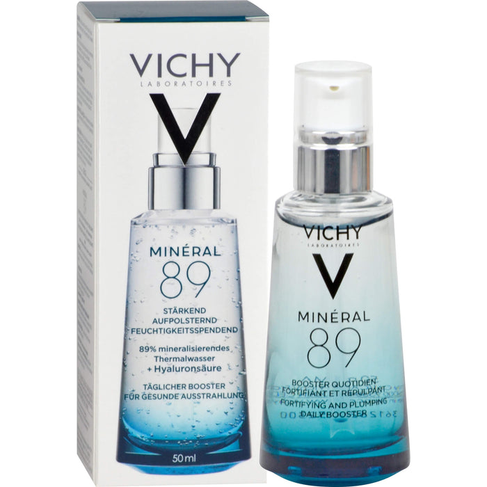 VICHY Minéral 89 Hyaluron Boost mit Sofort Effekt Elixier, 50 ml Cream