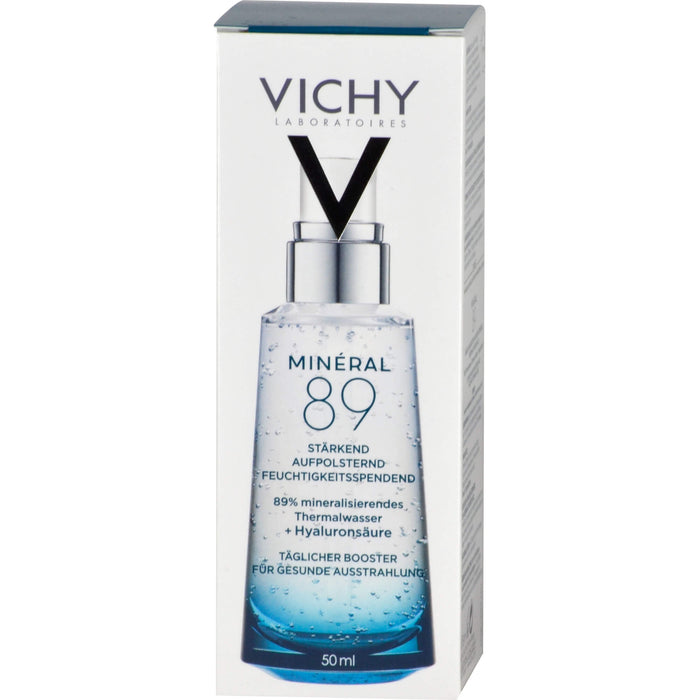 VICHY Minéral 89 Hyaluron Boost mit Sofort Effekt Elixier, 50 ml Creme