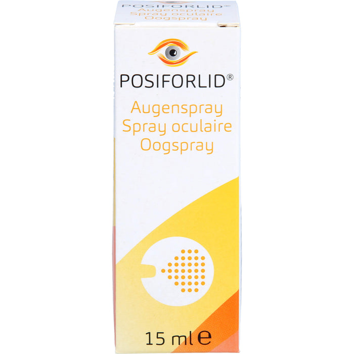 Posiforlid Augenspray zur Pflege gereizter Augenlider, 15 ml Lösung