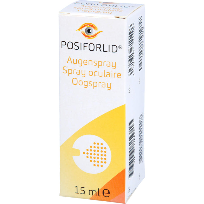 Posiforlid Augenspray zur Pflege gereizter Augenlider, 15 ml Solution