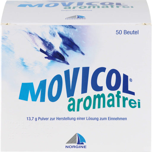 MOVICOL aromafrei Pulver gegen Verstopfung, 50 St. Beutel