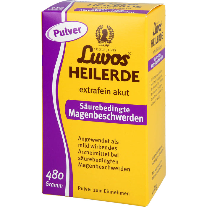 Luvos Heilerde extrafein akut säurebedingte Magenbeschwerden Pulver, 480 g Poudre
