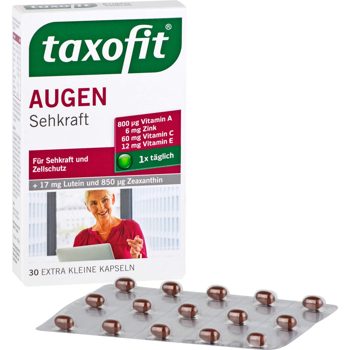 Taxofit Augen Sehkraft Tag + Nacht Kapseln, 30 St. Kapseln