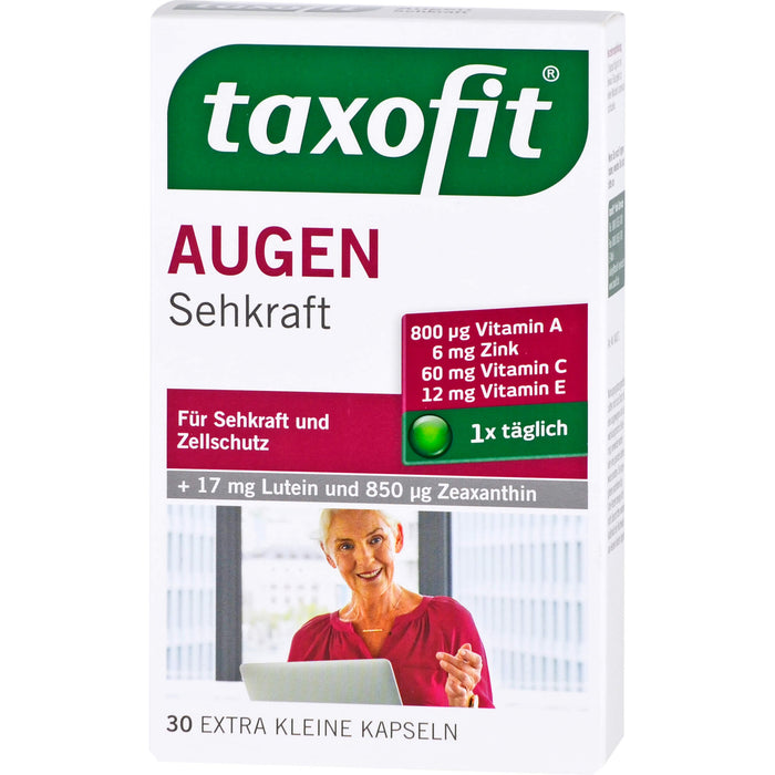 Taxofit Augen Sehkraft Tag + Nacht Kapseln, 30 St. Kapseln