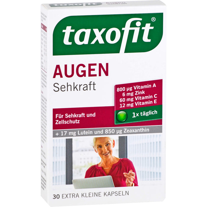 Taxofit Augen Sehkraft Tag + Nacht Kapseln, 30 St. Kapseln