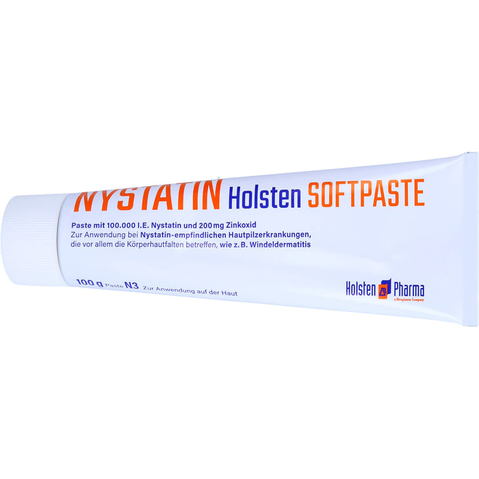 Nystatin Holsten Softpaste, Paste zur Anwendung auf der Haut, 100 g Cream