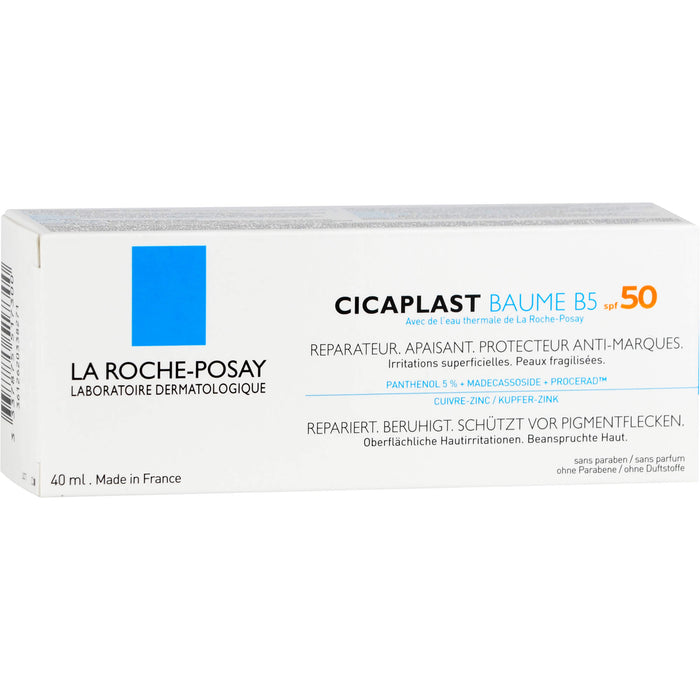 La Roche-Posay Cicaplast Baume B5 LSF 50 Haut-Balsam, 40 ml Crème
