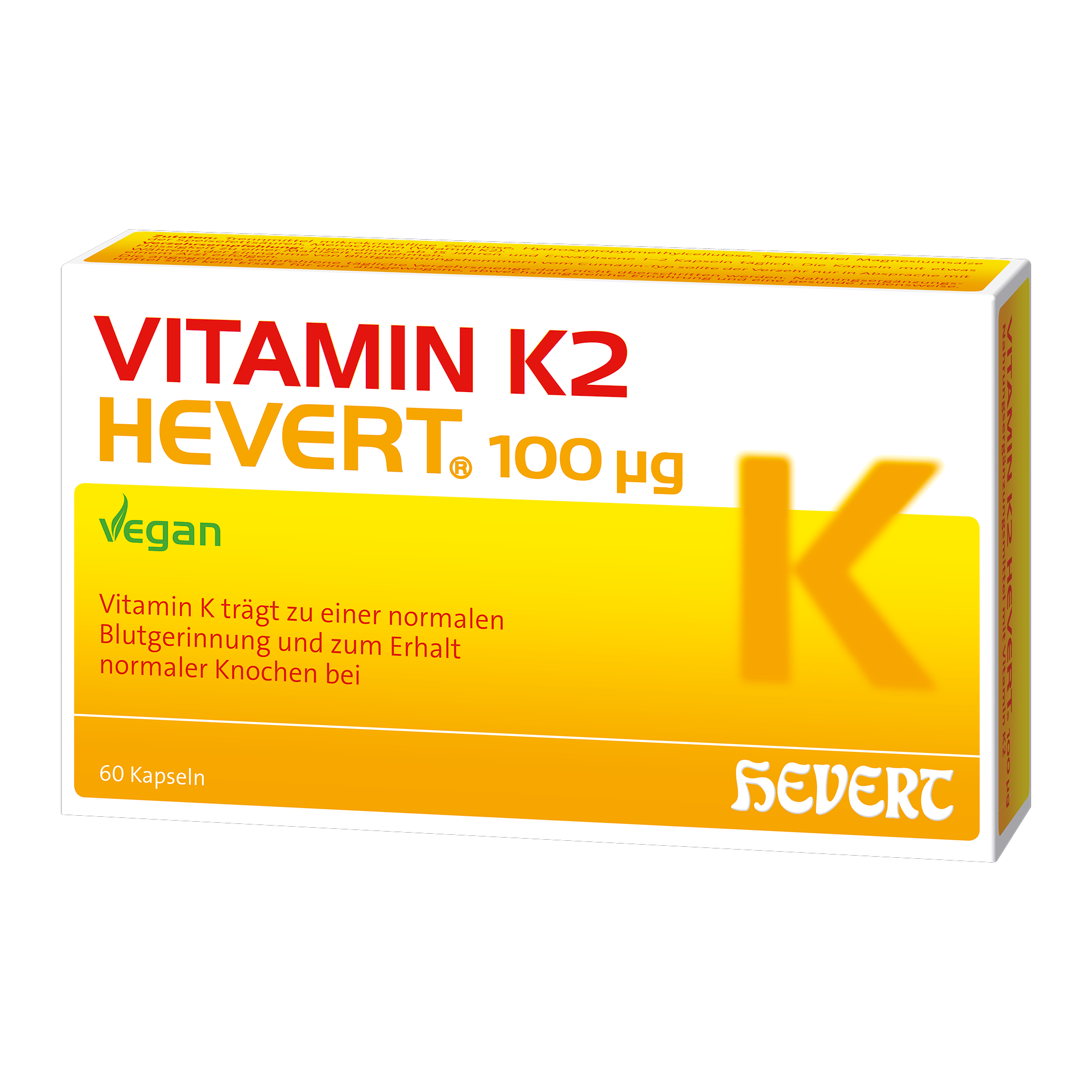 Vitamin K2 Hevert 100 µg, 60 St. Kapseln Hevert-Testen