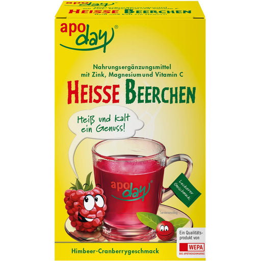 Apoday heiße Beerchen Pulver, 10 St. Beutel