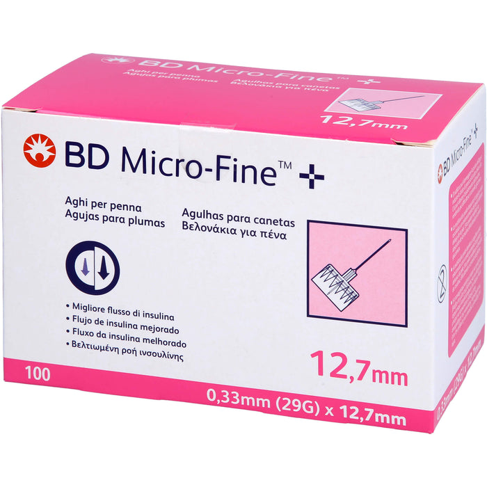 BD Micro-Fine + Pen Nadeln 0,33 x 12,7 mm 29 G, 100 St KAN