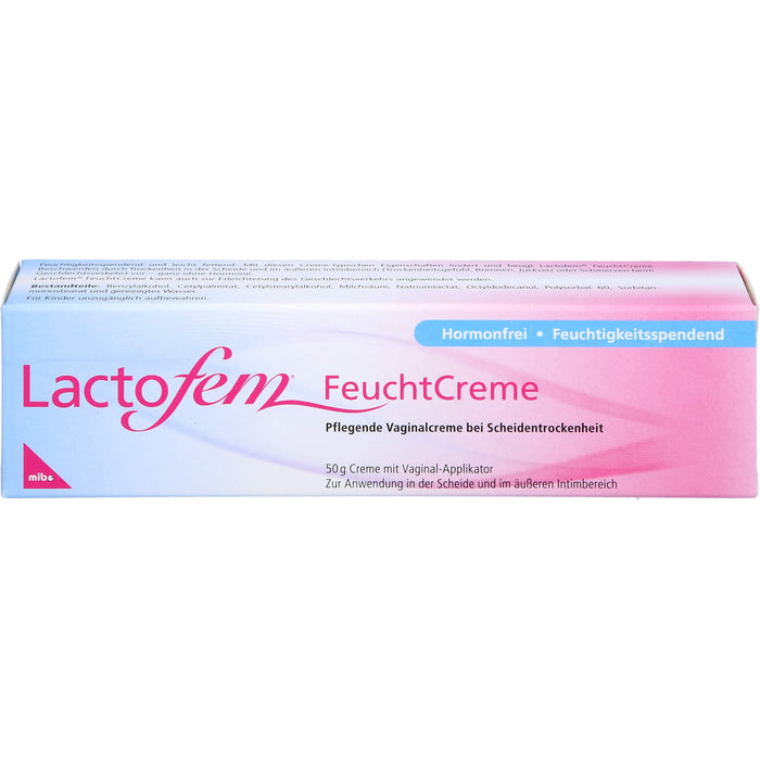 Lactofem FeuchtCreme pflegende Vaginalcreme bei Scheidentrockenheit, 50 g Creme