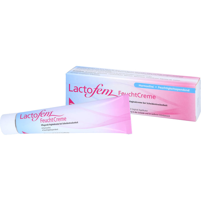 Lactofem FeuchtCreme pflegende Vaginalcreme bei Scheidentrockenheit, 50 g Cream