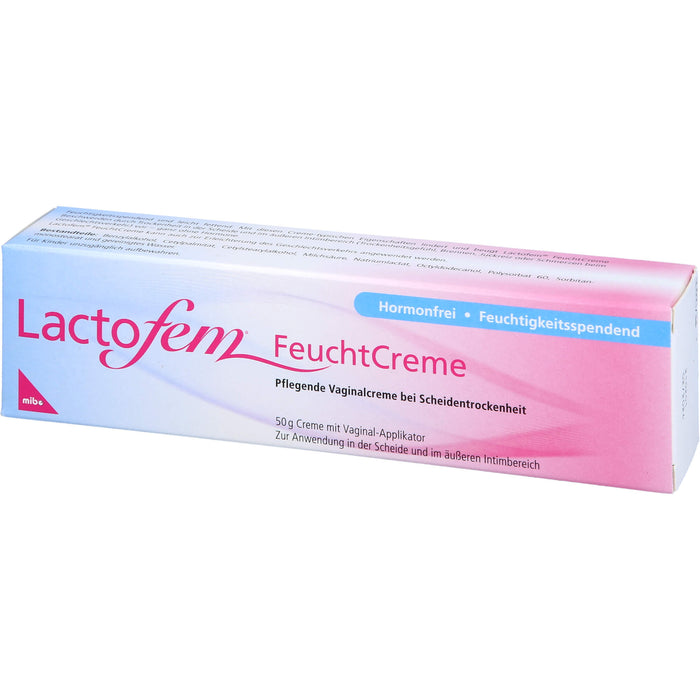 Lactofem FeuchtCreme pflegende Vaginalcreme bei Scheidentrockenheit, 50 g Cream
