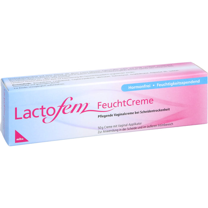 Lactofem FeuchtCreme pflegende Vaginalcreme bei Scheidentrockenheit, 50 g Cream