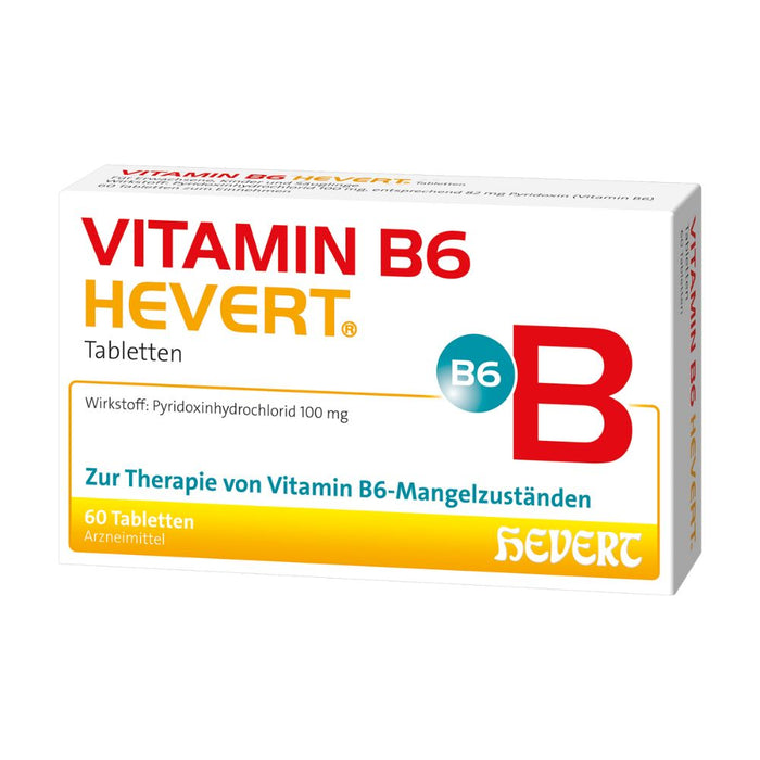 Vitamin B6 Hevert zur Therapie von Vitamin B6-Mangelzuständen, 60 St. Tabletten
