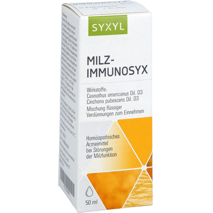 SYXYL Milzimmunosyx Mischung bei Störungen der Milzfunktion, 50 ml Solution