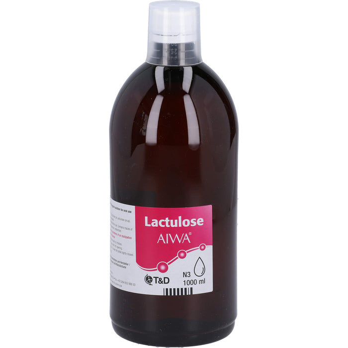 Lactulose AIWA 670 mg / ml Lösung bei Verstopfung, 1000 ml Solution