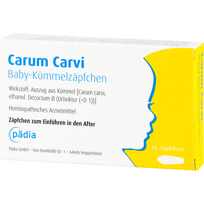 Carum carvi Baby-Kümmelzäpfchen, 10.0 St. Zäpfchen