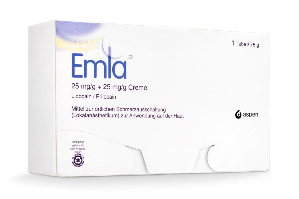 Emla Creme zur örtlichen Schmerzausschaltung, 5 g Creme
