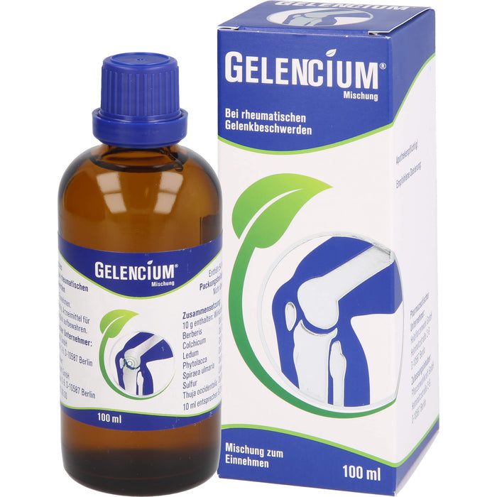 GELENCIUM Mischung bei rheumatischen Gelenkbeschwerden, 100 ml Solution