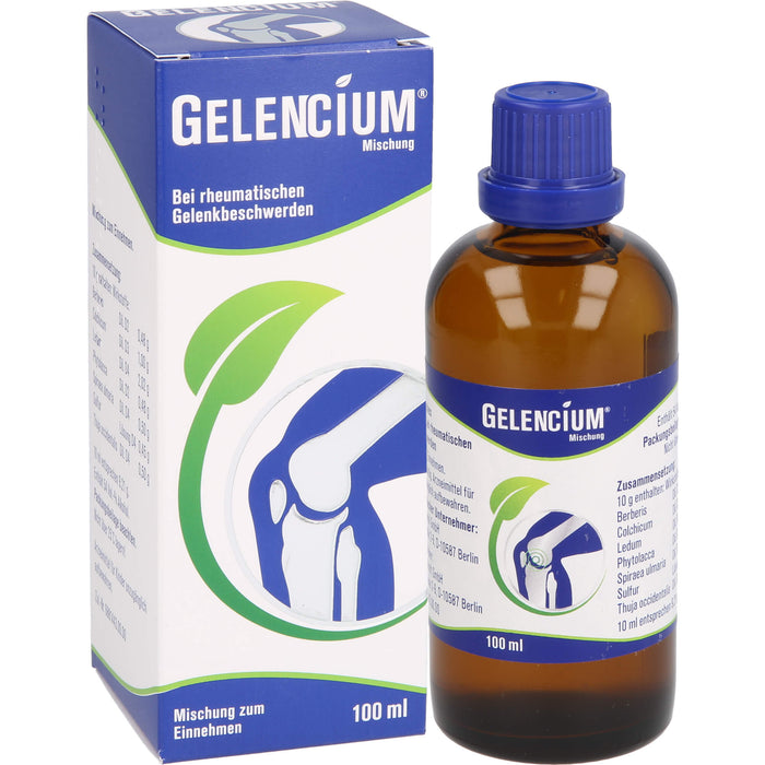 GELENCIUM Mischung bei rheumatischen Gelenkbeschwerden, 100 ml Solution