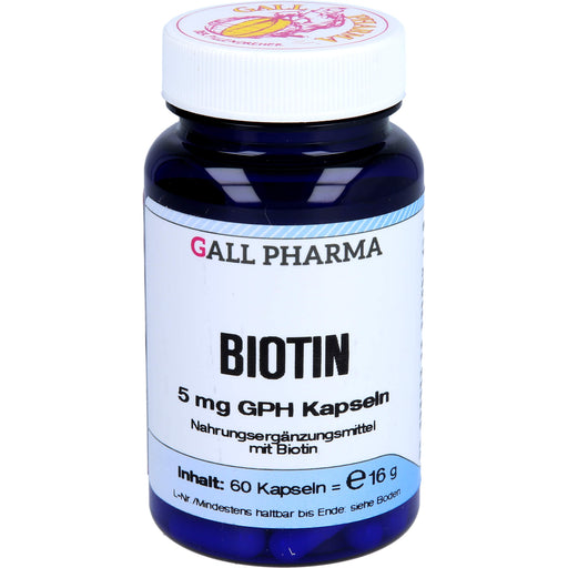 GALL PHARMA Biotin 5 mg GPH Kapseln, 60 St. Kapseln