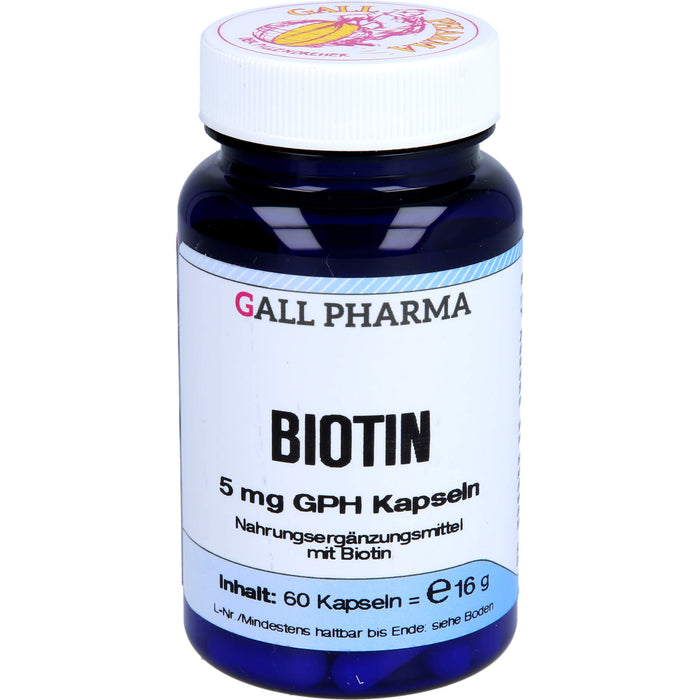 GALL PHARMA Biotin 5 mg GPH Kapseln, 60 St. Kapseln