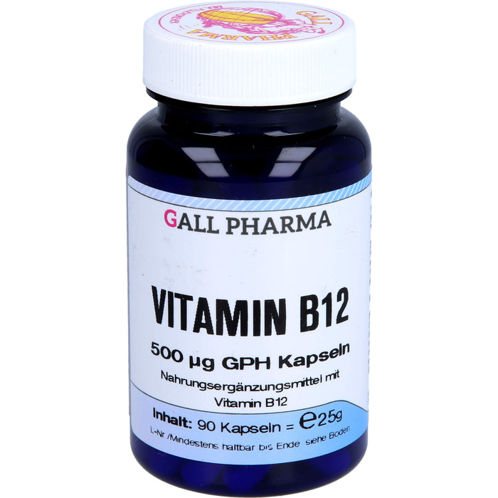 GALL PHARMA Vitamin B12 500 ug GPH Kapseln, 90 St. Kapseln