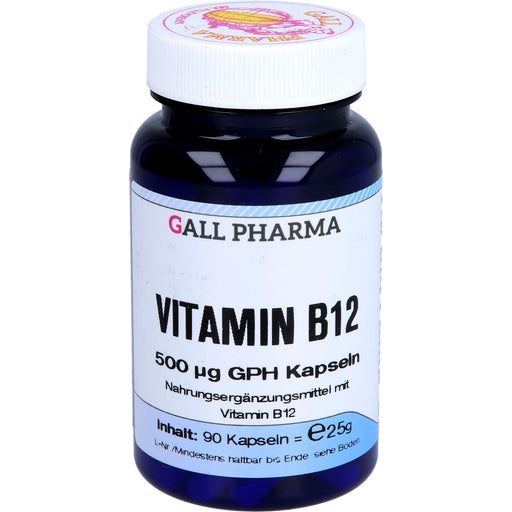 VITAMIN B12 500 ug GPH Kapseln, 90 St KAP
