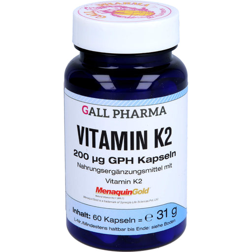 VITAMIN K2 200 ug GPH Kapseln, 60 St KAP