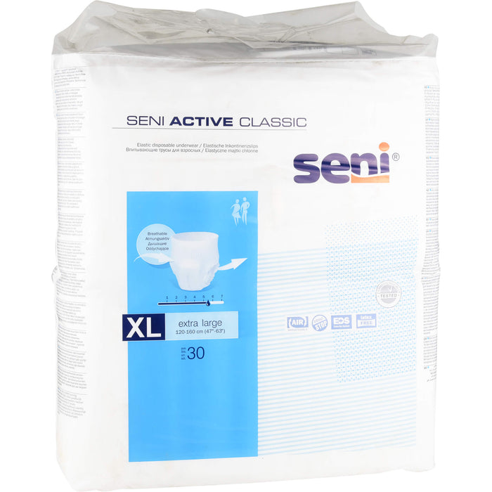 Seni Active Classic Extra Large elastische Inkontinenzslips, 30 pc Culottes