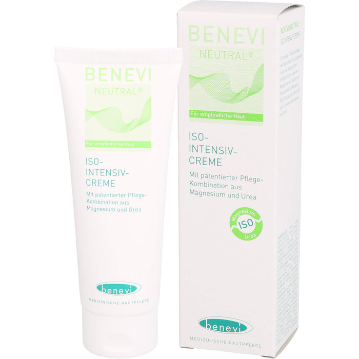 Benevi Neutral ISO-Intensivcreme zur gezielten Pflege trockener und gereizter Hautareale, 75 ml Creme