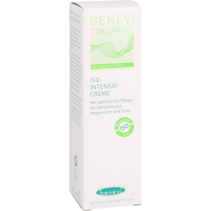 Benevi Neutral ISO-Intensivcreme zur gezielten Pflege trockener und gereizter Hautareale, 75 ml Creme