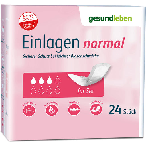 gesund leben Einlagen normal, 6X24 St 