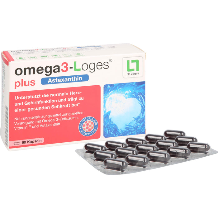 omega3-Loges plus Astaxanthin Kapseln, 60 pc Capsules